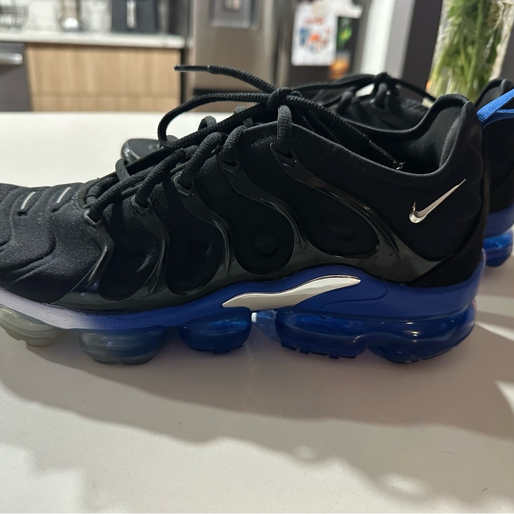 Nike Black and Blue Air Sneakers